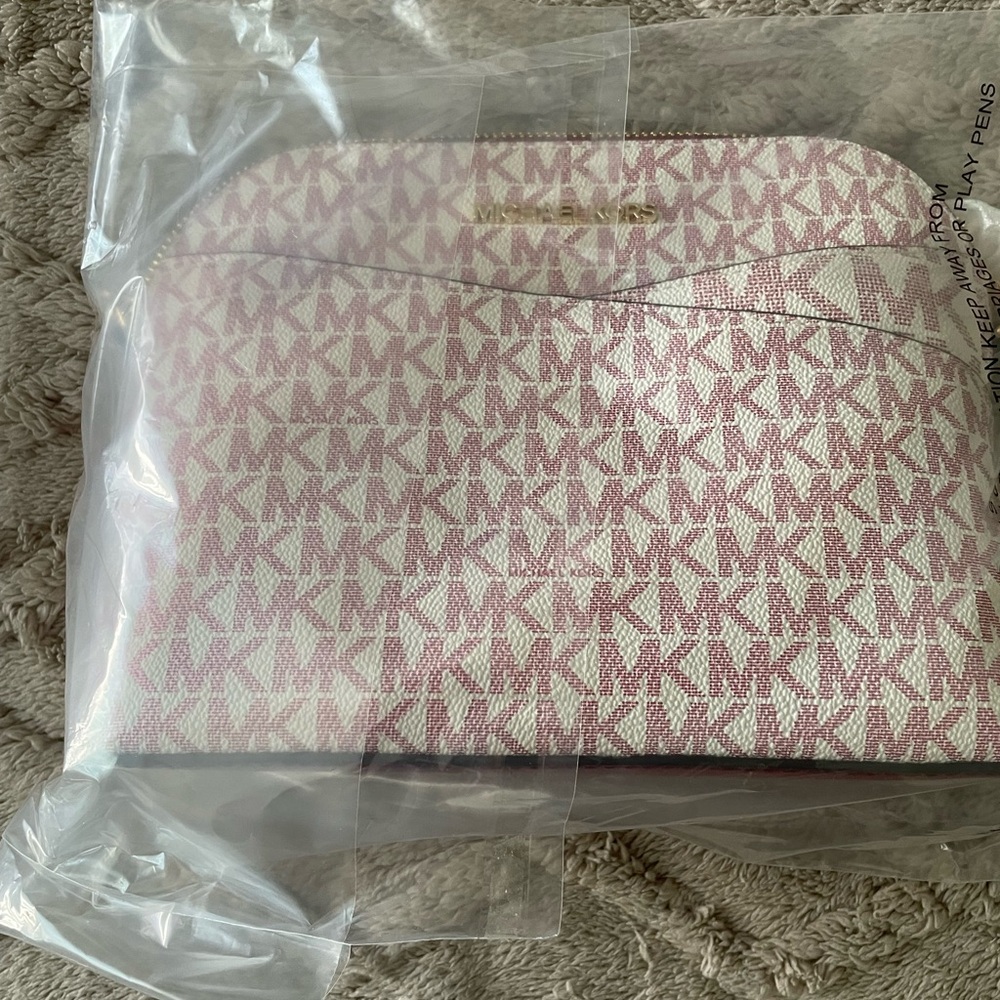 NWT Michael Kors Cherry Red Logo Crossbody Bag